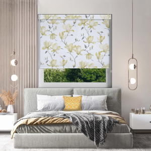 Laurel Lime Pelmet Roller Blinds
