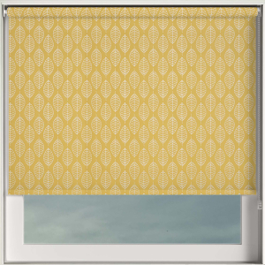 Leaf Yellow Roller Blinds Frame