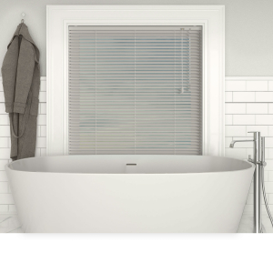 Light Coffee Venetian Blinds Open