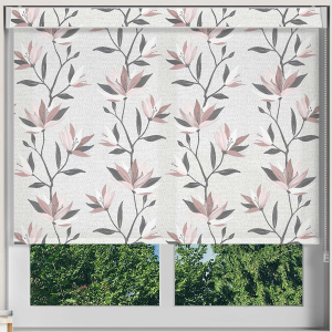 Lilium Blush Pelmet Roller Blinds Frame