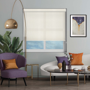 Linen Cotton Pelmet Roller Blinds