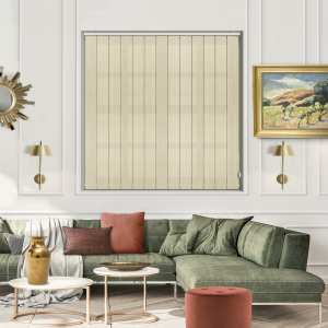 Linen Cream Vertical Blinds