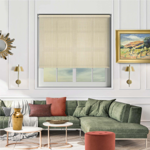 Linen Cream Cordless Roller Blinds
