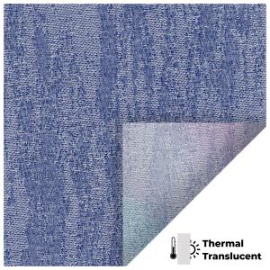 Lumi Blue Vertical Blinds Hardware