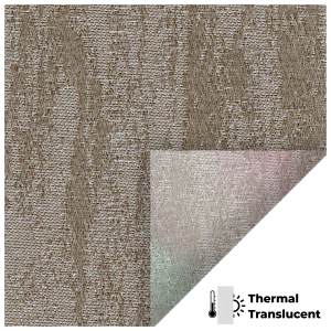 Lumi Champagne Cordless Roller Blinds Scan