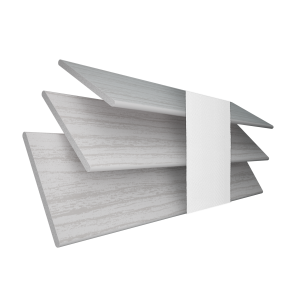 Lunar Oak Wood Grain Faux Wood with Cotton Tape Wood Venetian Blinds 3 Slats