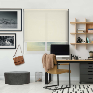 Luxe Cream Cordless Roller Blinds