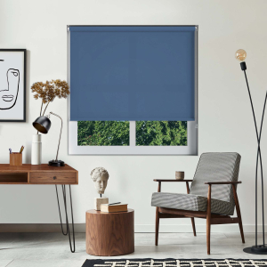 Luxe Denim Roller Blinds