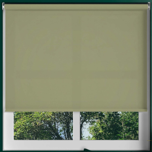 Luxe Green Cordless Roller Blinds Frame