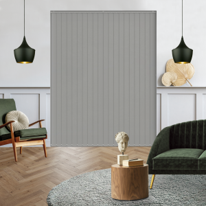 Luxe Grey Vertical Blinds