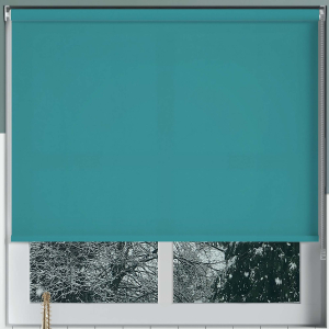 Luxe Teal Roller Blinds Frame