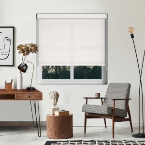 Luxe White No Drill Blinds