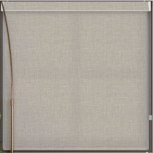 Lyra Beige No Drill Roller Blind Cropped Image