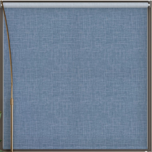 Lyra Blue Cordless Roller Blind Cropped Image