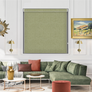 Lyra Green Pelmet Roller Blind
