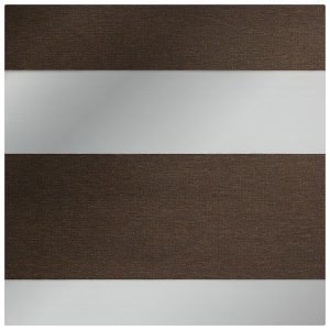 Mason Dark Chocolate Day and Night Blind Fabric Scan