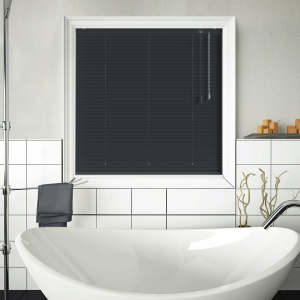 Matt Black Venetian Blinds