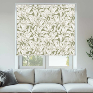 Maui Green No Drill Roller Blinds