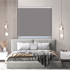 Maven Ebony Earth Blackout Cordless Honeycomb Pleated Blind Open