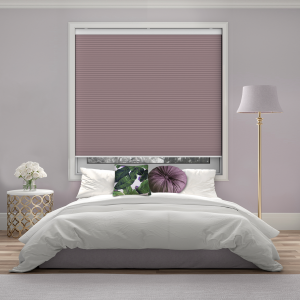 Maven Pink Blackout Cordless Honeycomb Pleated Blind Open