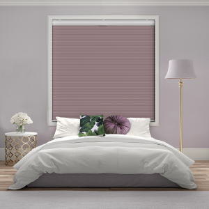 Maven Pink Blackout Cordless Top Down Bottom Up Honeycomb Pleated Blind Open