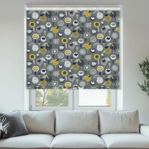 Meadowlark Midnight Cordless Roller Blinds
