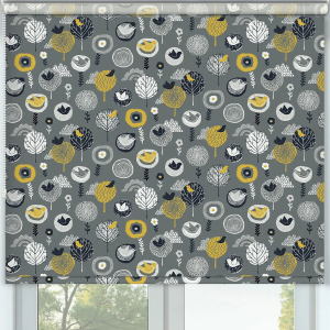 Meadowlark Midnight Roller Blinds Frame