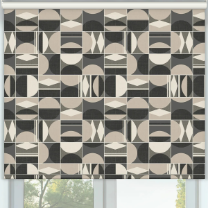 Mercer Black Cordless Roller Blinds Frame