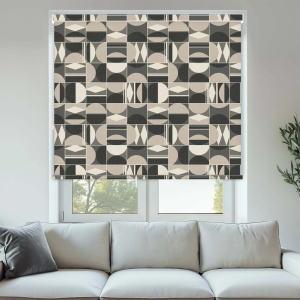 Mercer Black Pelmet Roller Blinds