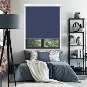 Midnight Blue XL Bloc Blinds Cassette Blinds Edge Fit