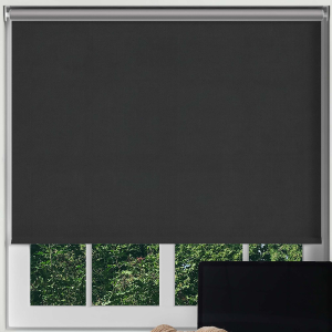 Mirage Solar Black Cordless Roller Blinds Frame