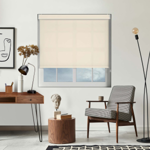 Mirage Solar Cream Pelmet Roller Blinds