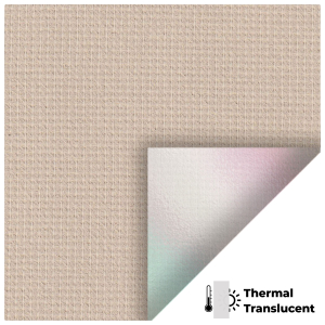 Mirage Solar Dark Beige Vertical Blinds Hardware