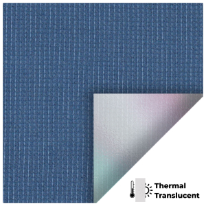 Mirage Solar Dark Blue No Drill Blinds Scan