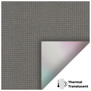 Mirage Solar Grey Pelmet Roller Blinds Scan