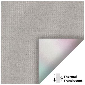 Mirage Solar Pewter Roller Blinds Scan