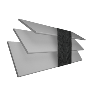 Mission Faux Wood with Jet Tape Wood Venetian Blinds 3 Slats