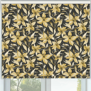 Moonbeam Ochre Roller Blinds Frame