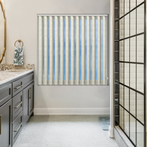 Negev Cream Replacement Vertical Blind Slats Open