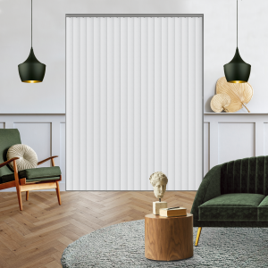 Nico White Replacement Vertical Blind Slats