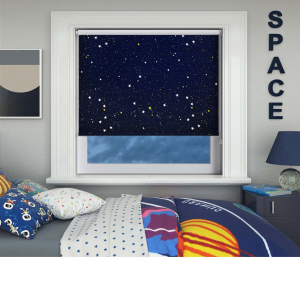 Night Sky Blue Roller Blinds