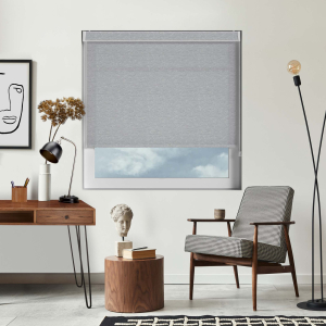 Nordic Solar Silver Pelmet Roller Blinds