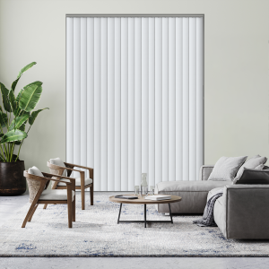 Nova Brilliant White Rigid PVC Vertical Blinds