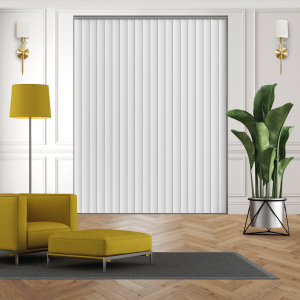 Nova Off White Rigid PVC Vertical Blinds