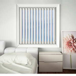 Oona Snow Vertical Blinds Open