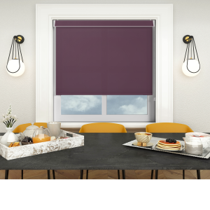 Origin Aubergine Pelmet Roller Blinds