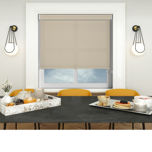 Origin Beige Pelmet Roller Blinds