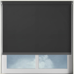 Origin Black Anthracite Bottom Bar Cordless Roller Blinds Frame