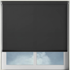 Origin Black Black Bottom Bar Cordless Roller Blinds Frame