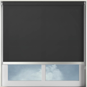 Origin Black Chrome Bottom Bar Roller Blinds Frame